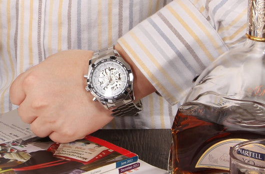 Reloj Automático Winner para Hombre - Acero Inoxidable Resistente - Image 6