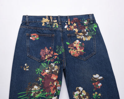 Jeans Gris con Estampado Splash de Tinta - Diseño Urbano Moderno - Image 10