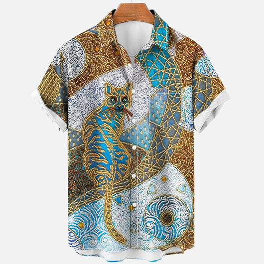 Camisa Estampada Grande para Hombre - Image 5