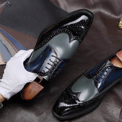 Zapatos Formales de Cuero con Punta Afilada para Hombre - Image 6