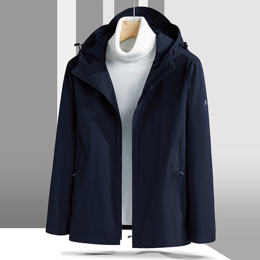 Chaqueta de Montaña Impermeable y Cortavientos Tallas Grandes - Image 5