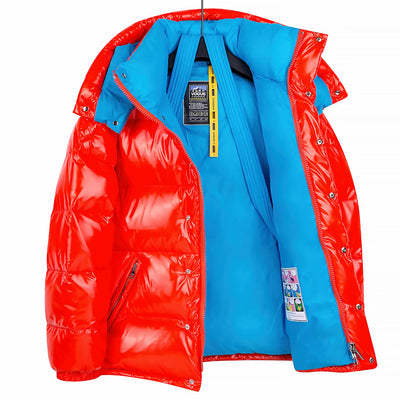 Chaqueta Acolchada Brillante para Parejas - Estilo Moderno y Cálido - Image 9