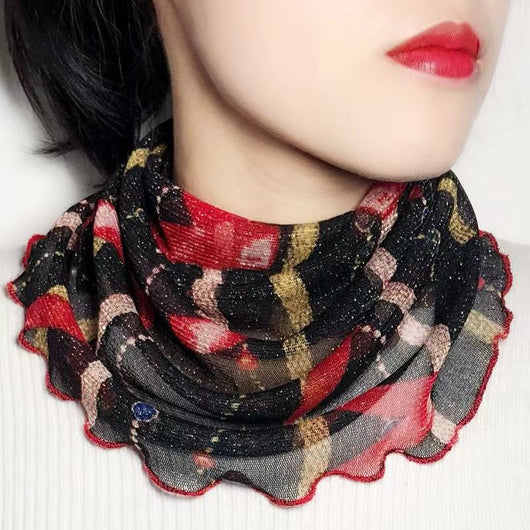 Bufanda Cuello Alto Multiuso con Máscara Facial para Mujer - Image 16