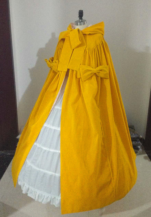 Abrigo Hanfu con Capucha para Desfile de Moda y Eventos Temáticos - Image 5