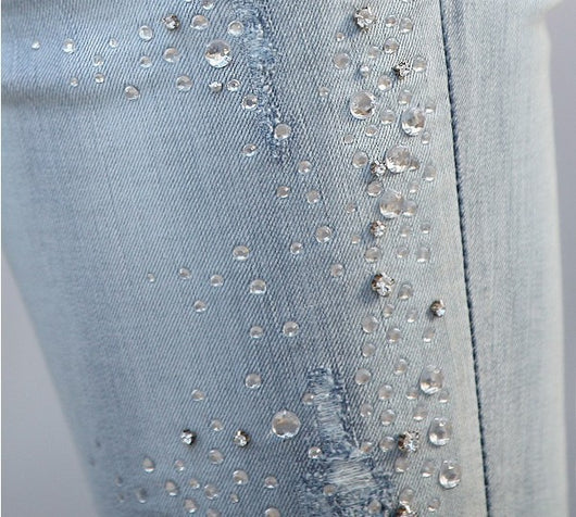 Pantalones Skinny Desgastados y Ajustados - Image 10