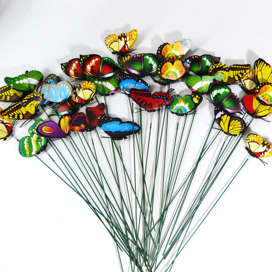 Ornamentos Decorativos de Mariposa en PVC Simulado - Image 3
