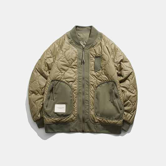 Chaqueta de Vuelo Hombre Otoño Invierno Patrón Calabaza Algodón - Image 2