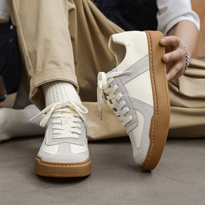 Zapatillas Blancas de Entrenamiento Alemán Estilo Japonés para Hombre - Image 4