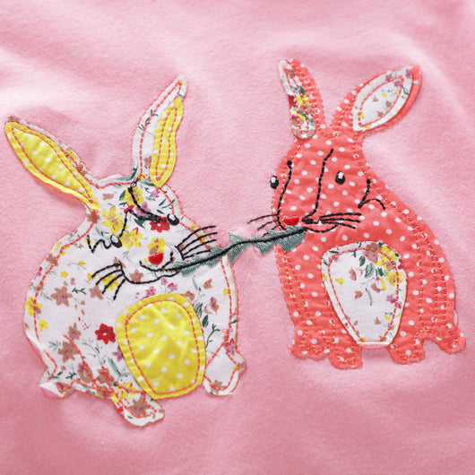 Playera Infantil de Algodón con Cuello Redondo para Niñas - Image 7