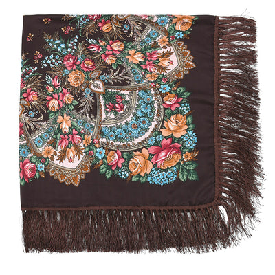 Chal Estampado con Protección Solar y Flecos - Image 25
