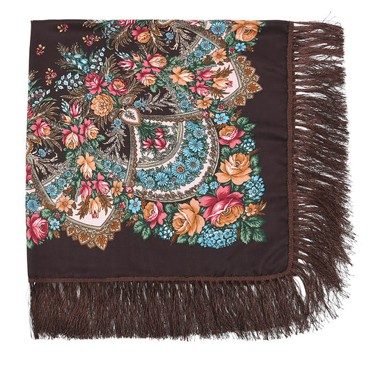 Chal Estampado con Protección Solar y Flecos - Image 25
