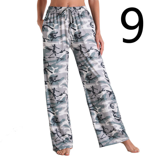 Pantalones Deportivos Casuales con Cintura Elástica y Bolsillos para Mujer - Image 3