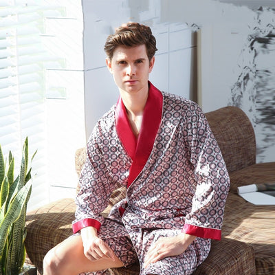 Pijama Hombre Estampado Suelto y Cómodo - Image 7
