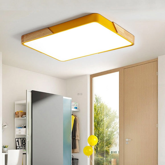 Lámpara de Techo LED Macaron Redonda para Dormitorio