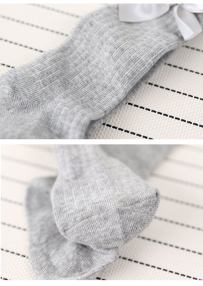 Medias Verticales con Moño de Encaje - Image 13