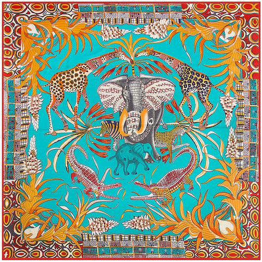 Pañuelo Cuadrado de Algodón Twill para Mujer - Image 4