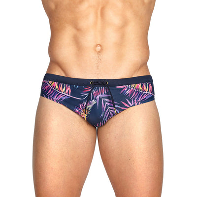 Bóxer de Baño con Estampado Tropical y Soporte Integrado - Image 12