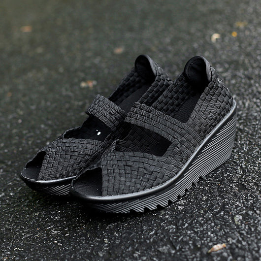 Zapatos Tejidos a Mano sin Cordones para Mujer - Comodidad Casual - Image 5