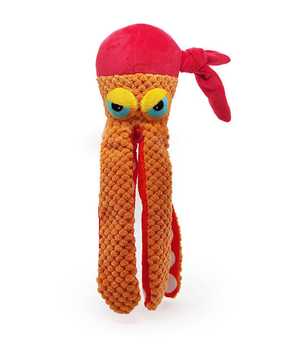 Juguete Pulpo de Goma con Sonido Chirriante para Perros - Resistente y Duradero - Image 9