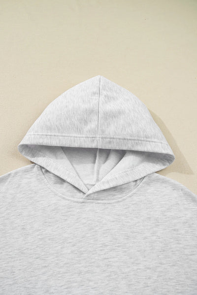 Sudadera Oversize Gris Camuflado con Mangas Asimétricas Talla Grande - Image 5