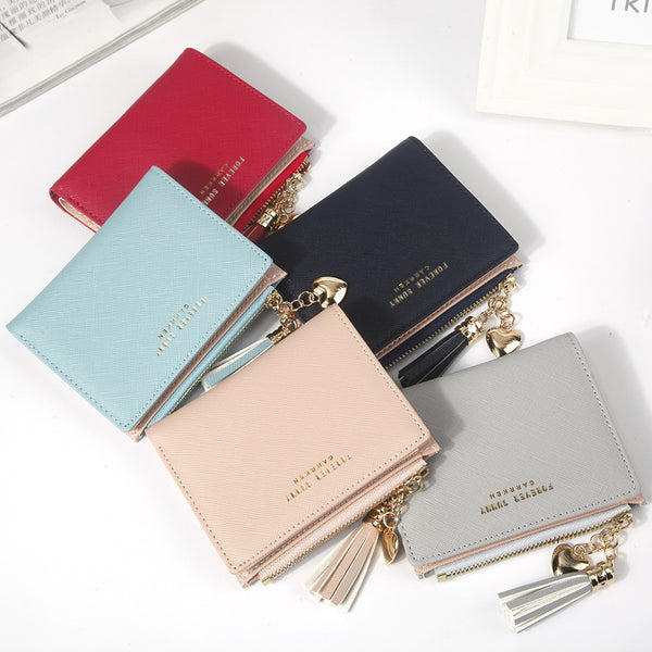 Cartera Compacta Vertical para Mujer - Estilo Moderno y Funcional