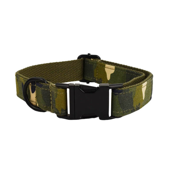 Correa de Paseo Camuflaje con Agarre Manual para Perros