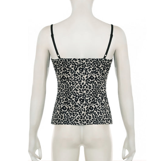 Top Sensual de Encaje Leopardo con Tirantes Ajustables - Image 13