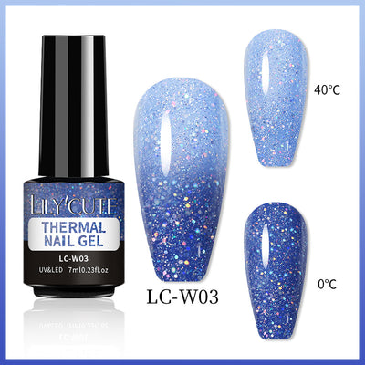 Esmalte de Uñas con Brillo Termocromático - Cambio de Color UV - Image 7