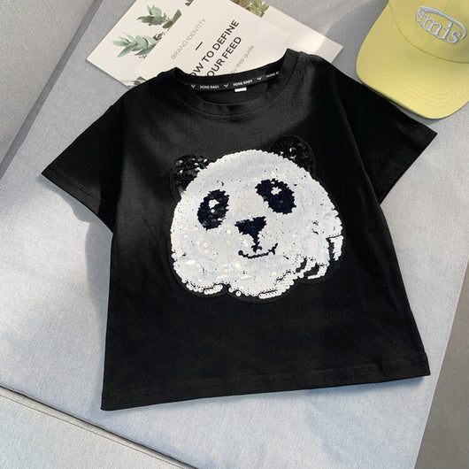 Camiseta Infantil Panda Manga Corta - Image 3