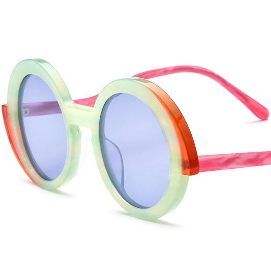 Gafas de Sol Redondas Multicolor - Unisex con Estilo Retro - Image 8