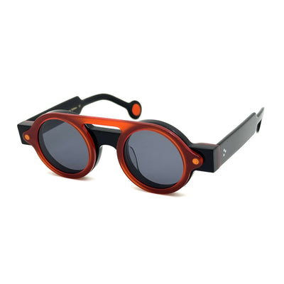 Gafas de Sol Polarizadas Azul Klein con Diseño Geométrico Circular - Image 12