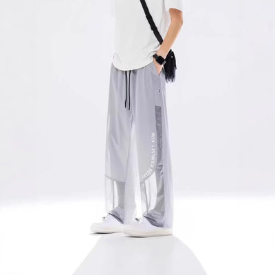 Pantalones Rectos de Seda de Hielo para Hombre - Cómodos y Frescos - Image 4
