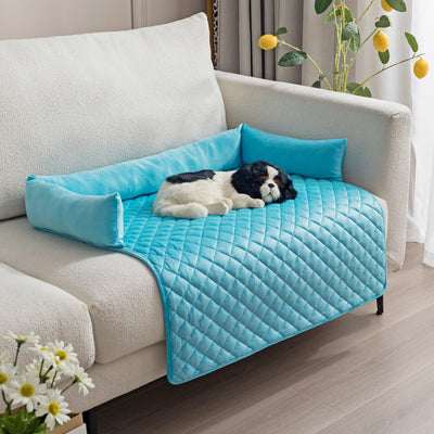 Sofá Cama para Perros Grandes - Cojín Térmico Ortopédico con Protector de Muebles - Image 5