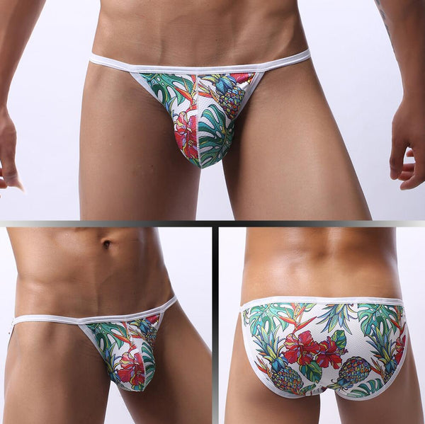 Calzoncillos Hombre Cintura Baja con Estampado Cartoon Transpirables