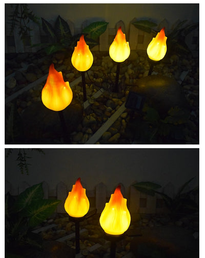 Lámpara Solar con Efecto Fuego para Jardín y Patio - Image 21