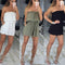 Jumpsuit Strapless Ajustado con Envolvente en el Pecho