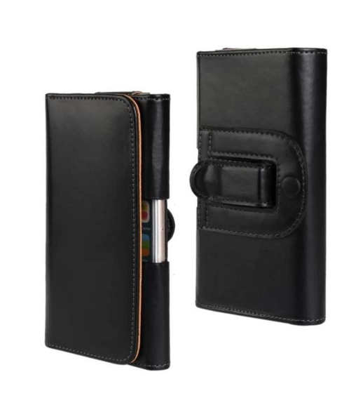 Funda de Cuero para Celular con Correa de Cintura