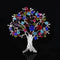 Gypsophila tree of life corsage Plateado