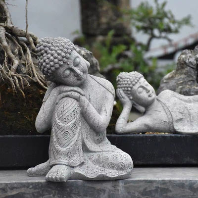 Estatua Buda de Resina con Maceta Floral para Jardín y Decoración de Espacios - Image 6