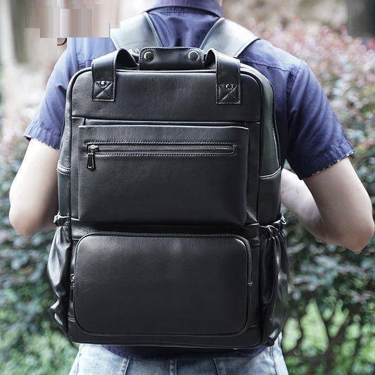 Mochila de Cuero para Viajes y Negocios