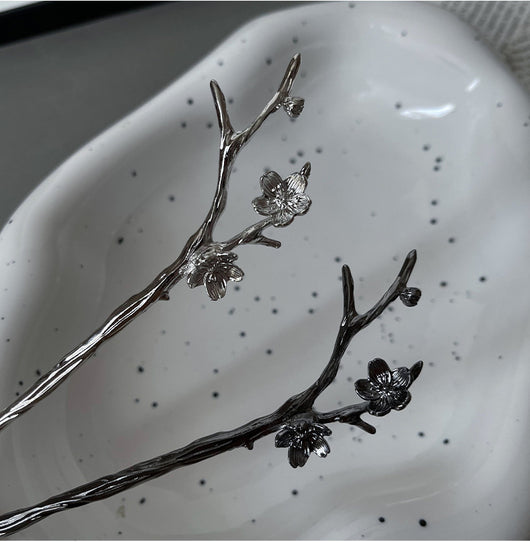 Horquilla de Flor de Cerezo Diseño Exclusivo Accesorios para Cabello Estilo Chino - Image 10