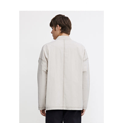 Chaqueta Ligera Estilo Japonés con Bolsillos Funcionales - Image 4