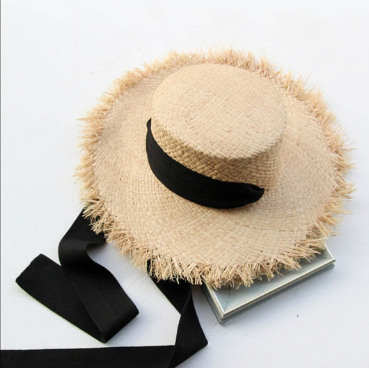 Sombrero de Rafia con Ala Ancha para Mujer - Perfecto para Playa y Verano - Image 3