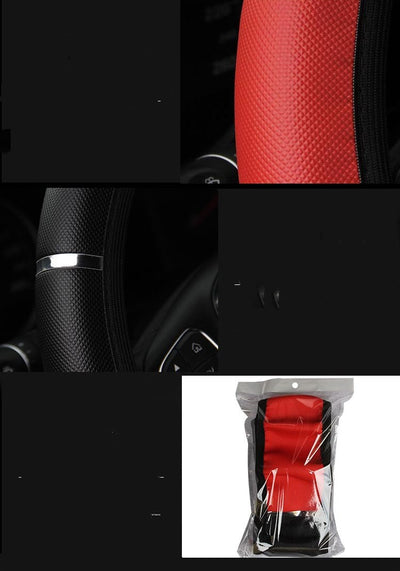 Funda de Volante con Espuma Metálica Premium para Automóvil - Image 4