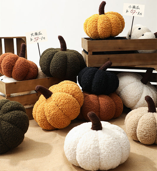 Almohada Decorativa Calabaza Nórdica Adorable