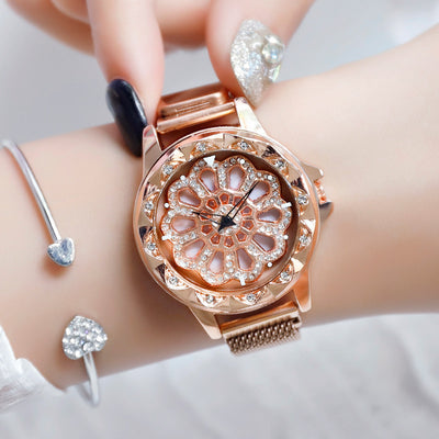 Reloj de Moda Giratorio con Piedras Magnéticas - Diseño Viral de Influencers - Image 4