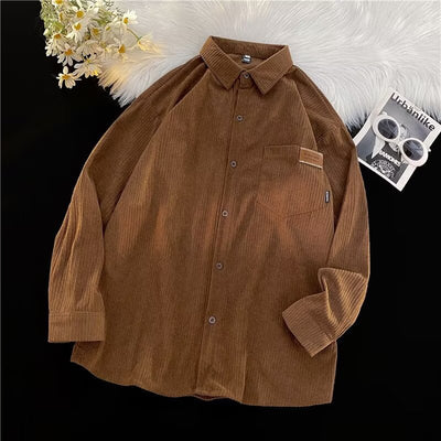 Chamarra Oversize Retro Americana Unisex para Parejas - Estilo Boyfriend - Image 4