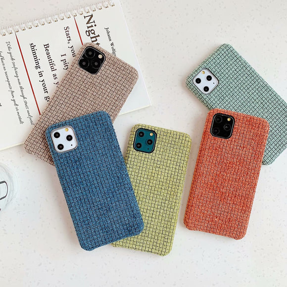 Funda para Celular de Tela Sólida Otoño e Invierno