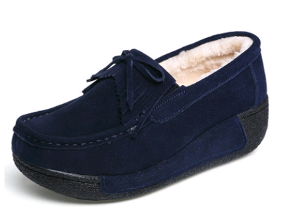 Zapatos Casuales de Cuero con Cordones y Suela Gruesa para Mujer - Image 21