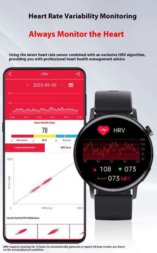 Pulsera Inteligente con Monitor de ECG y Glucosa - Control de Salud 24/7 - Image 23